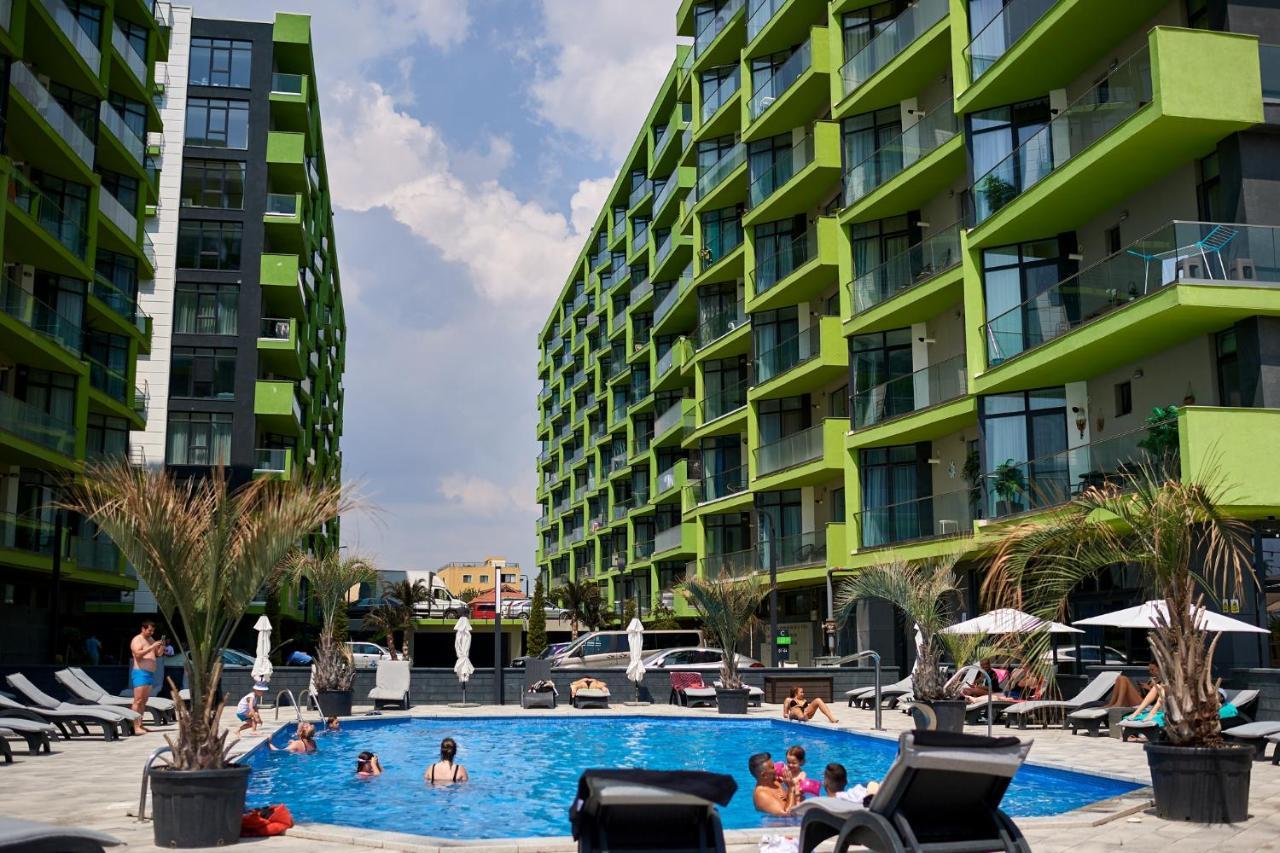 Dava Aparthotel Pool & Spa Mamaia Nord Navodari Ngoại thất bức ảnh